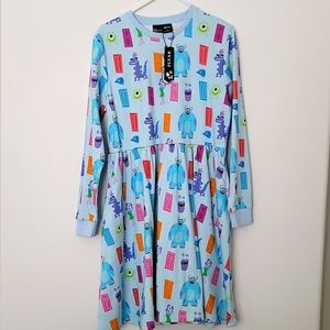 Cakeworthy Pixar Monsters Inc Sweater dress